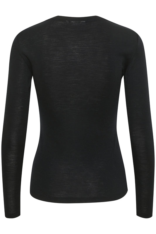 NINIA GZ LS WOOL ROUNDNECK