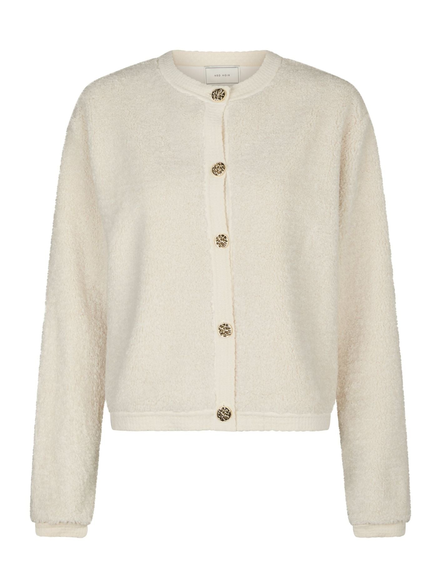 LIMO FLUFFY KNIT CARDIGAN