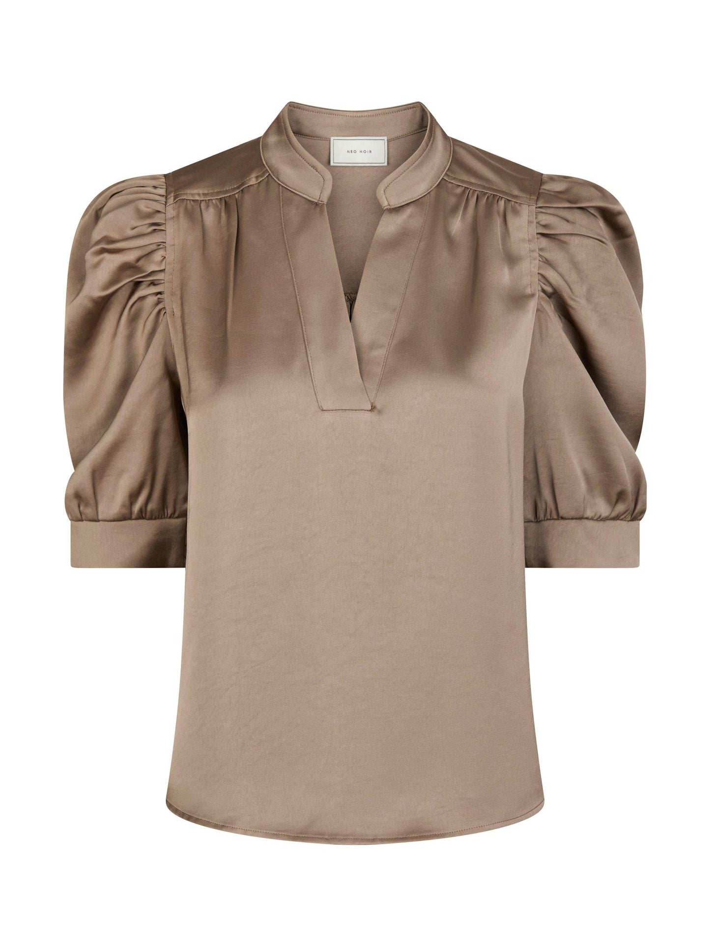 ROELLA HEAVY SATEEN BLOUSE