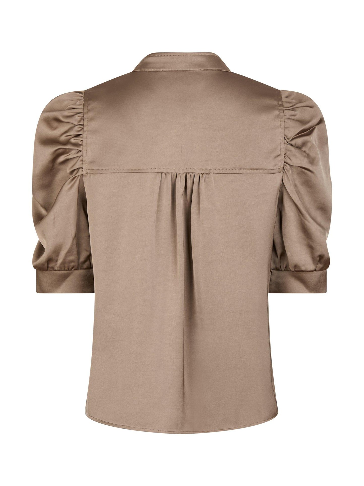 ROELLA HEAVY SATEEN BLOUSE