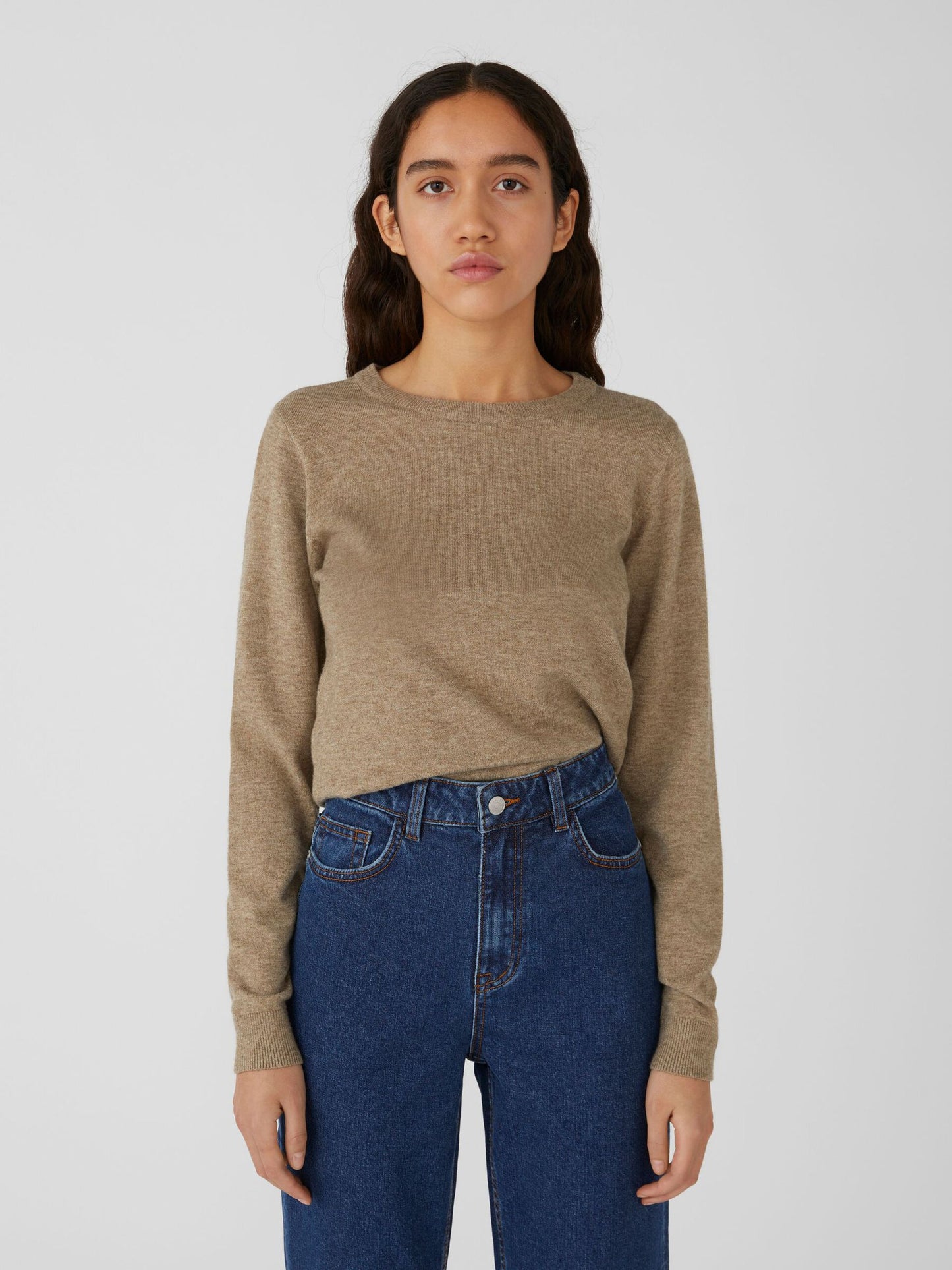 Object-OBJTHESS L/S O-NECK KNIT