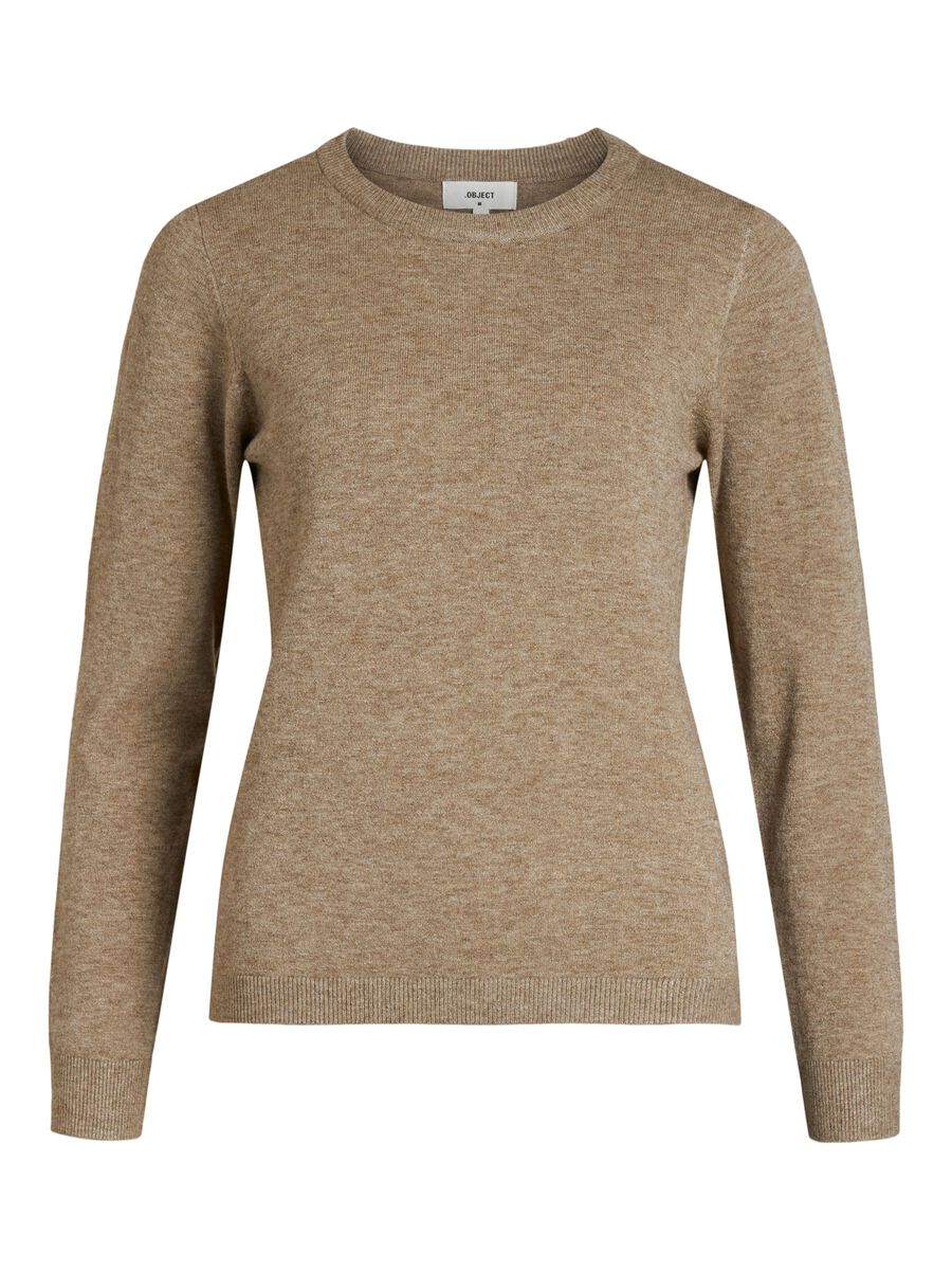 Object-OBJTHESS L/S O-NECK KNIT