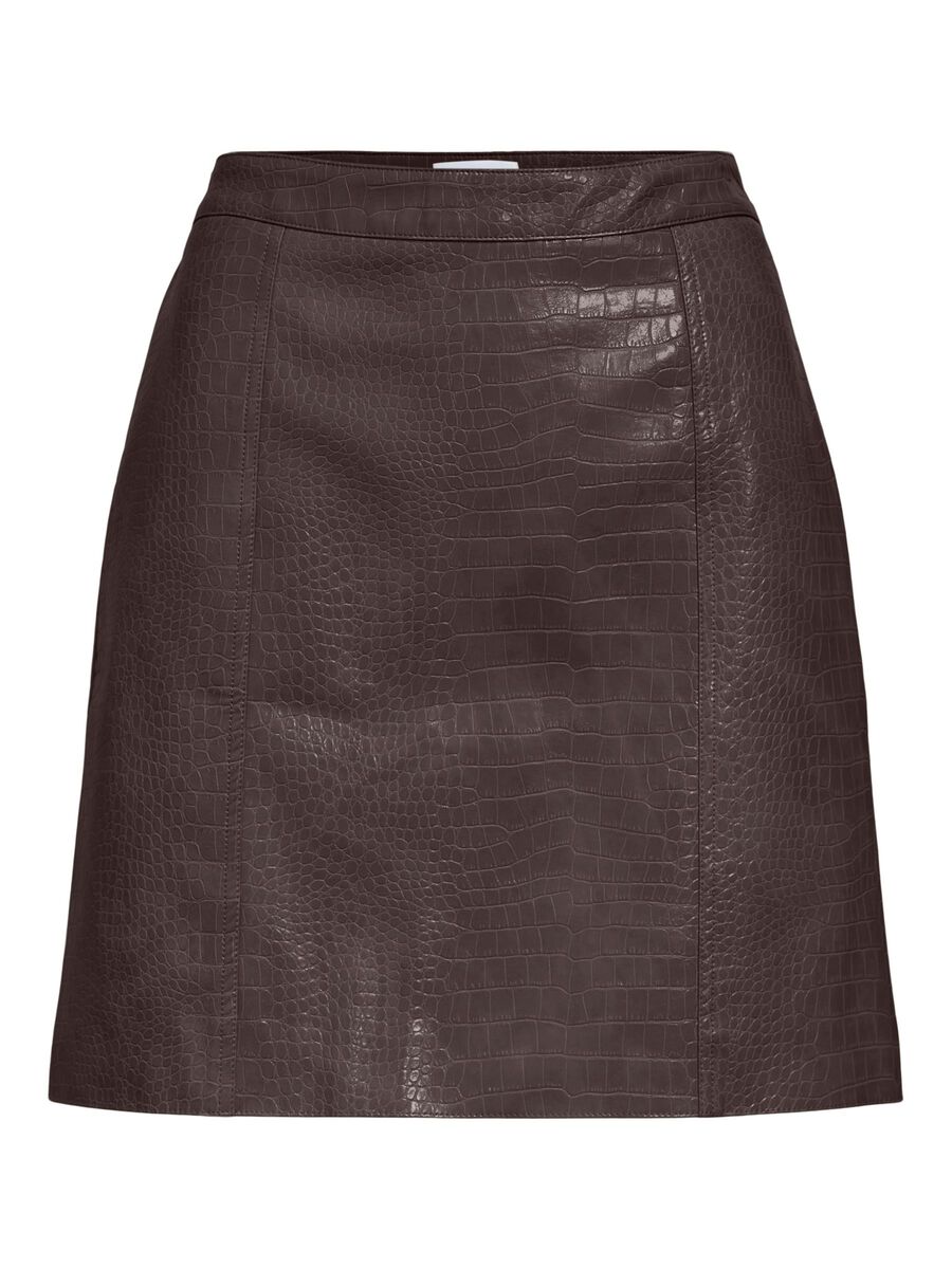 OBJEMIA HW SHORT CROC SKIRT