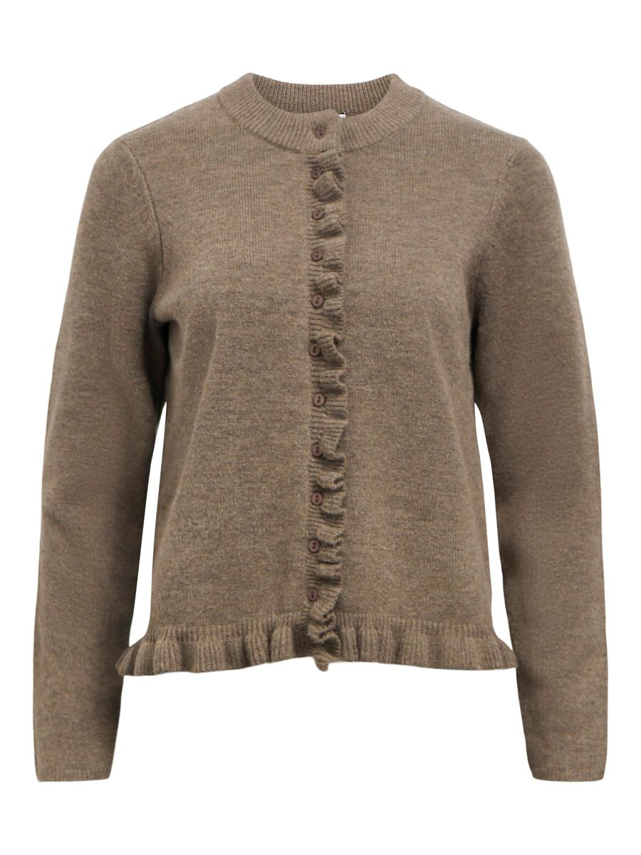 OBJELVA L/S RE KNIT CARDIGAN