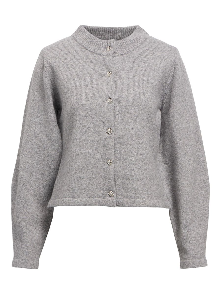 OBJZARI L/S RE KNIT CARDIGAN