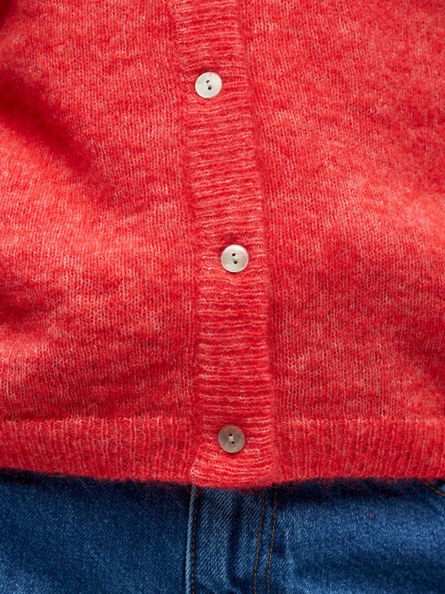 OBJAGATE L/S RE KNIT CARDIGAN
