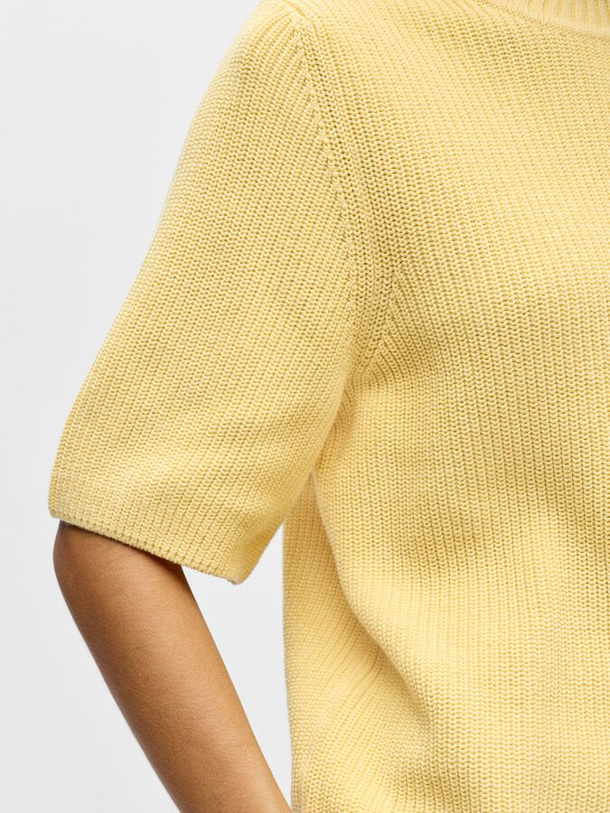 Object-OBJFLO S/S RE KNIT PULLOVER