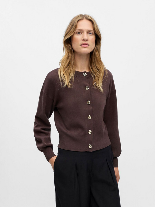 OBJBALIA REYNARD L/S CARDIGAN