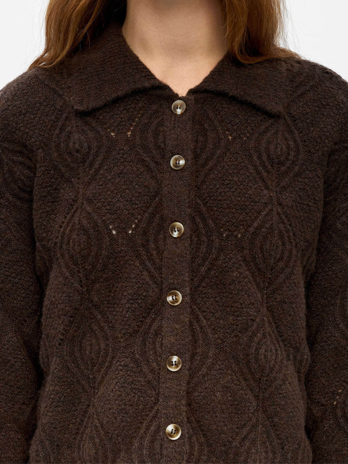 Object-OBJKAISA FLORA 3/4 LO KNIT