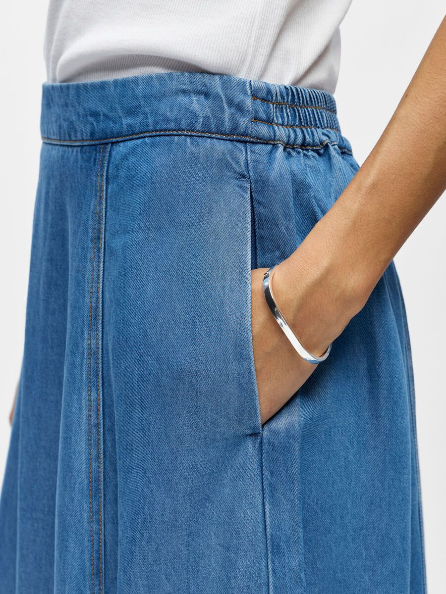 Object-OBJFRAME MW DENIM SKIRT NOOS