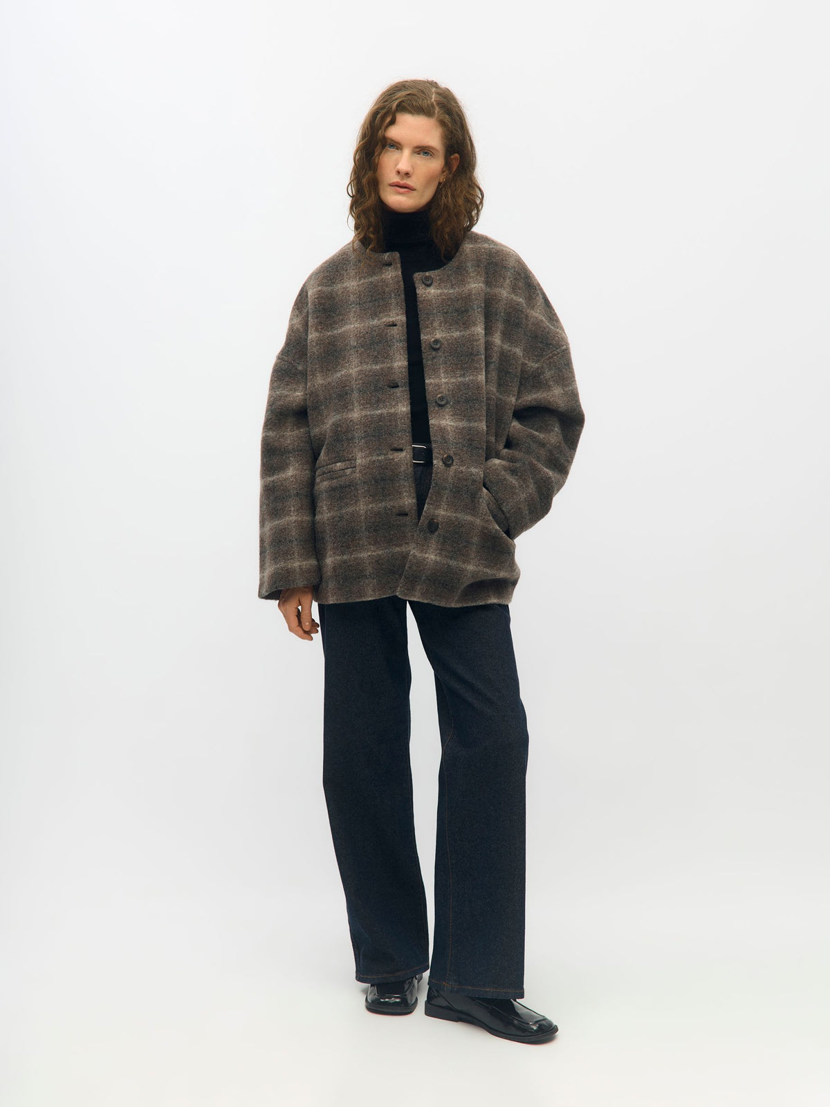 Object-OBJMAISE L/S LO SCARF JACKET
