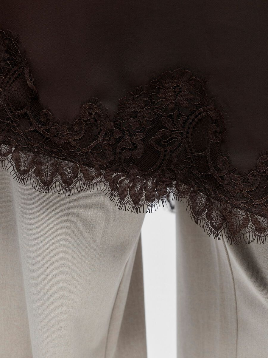 Object-OBJNALINE REG SLIP LACE DRESS