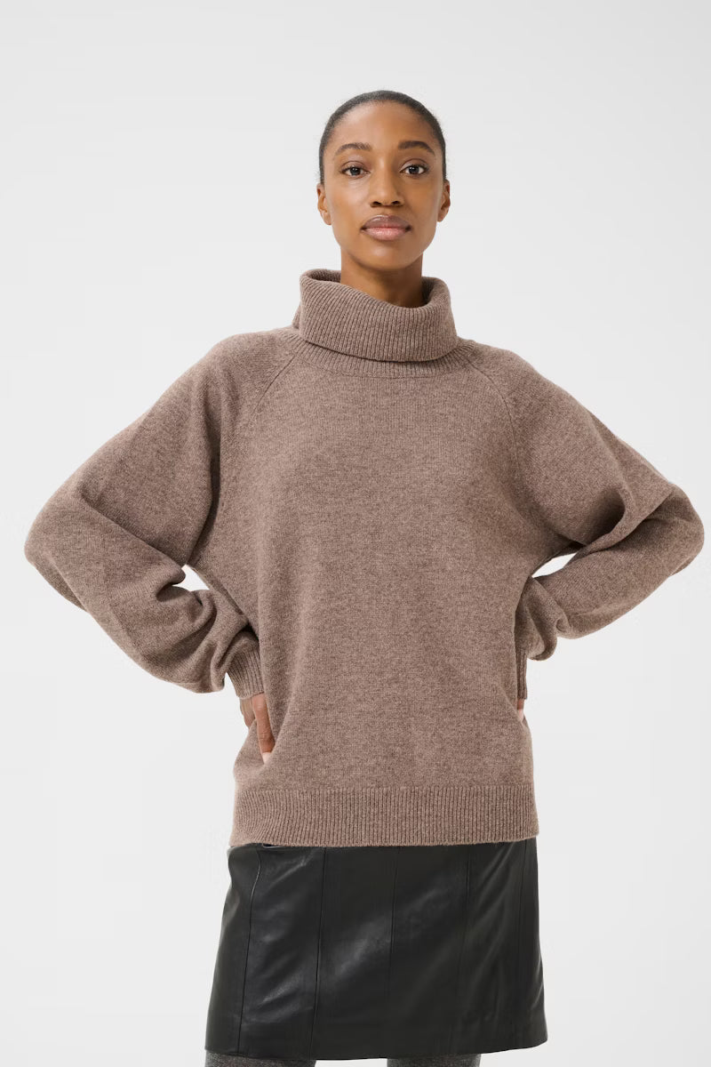 MANZIGZ WOOL ROLLNECK