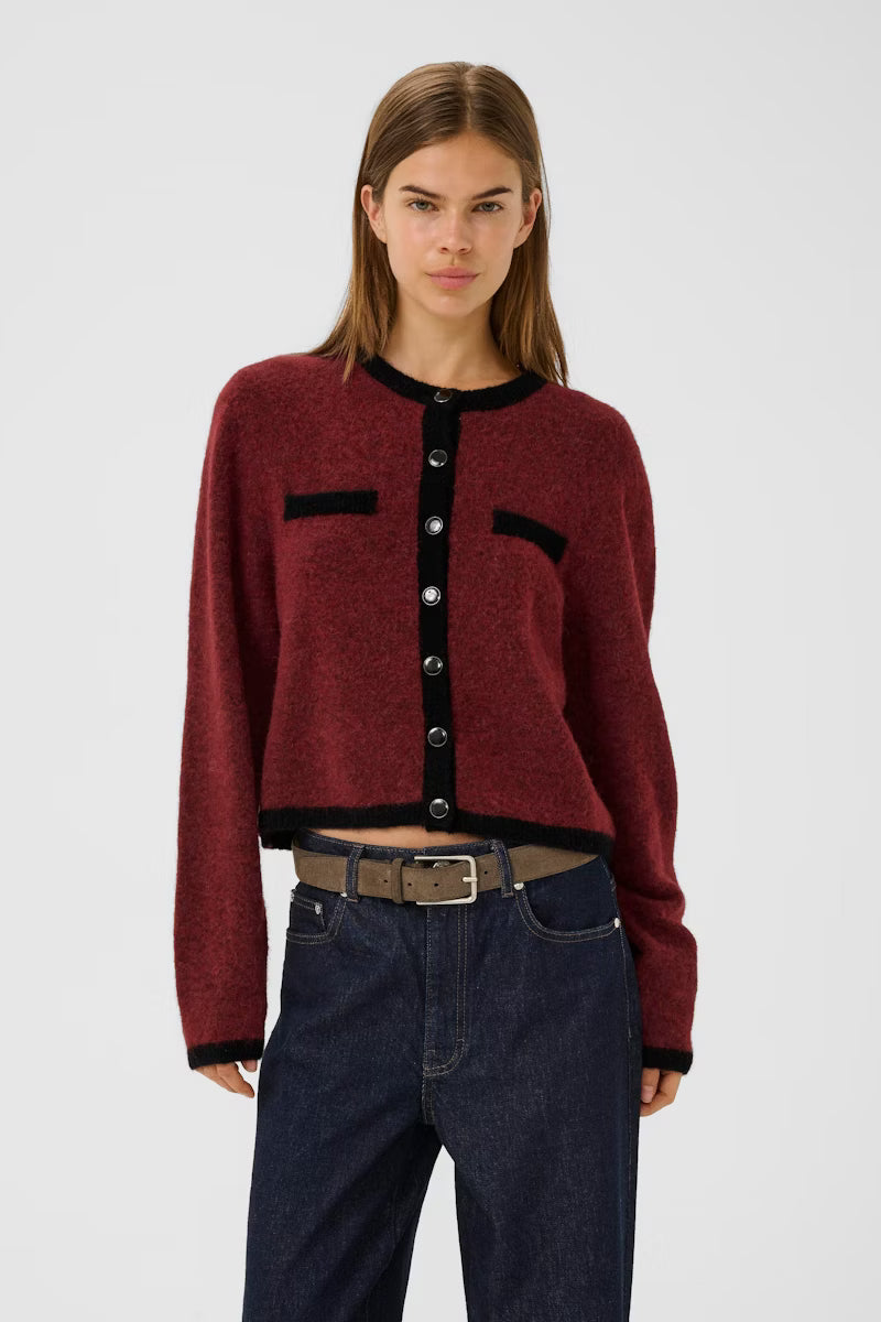 GZALPHA LS CONTRAST CARDIGAN