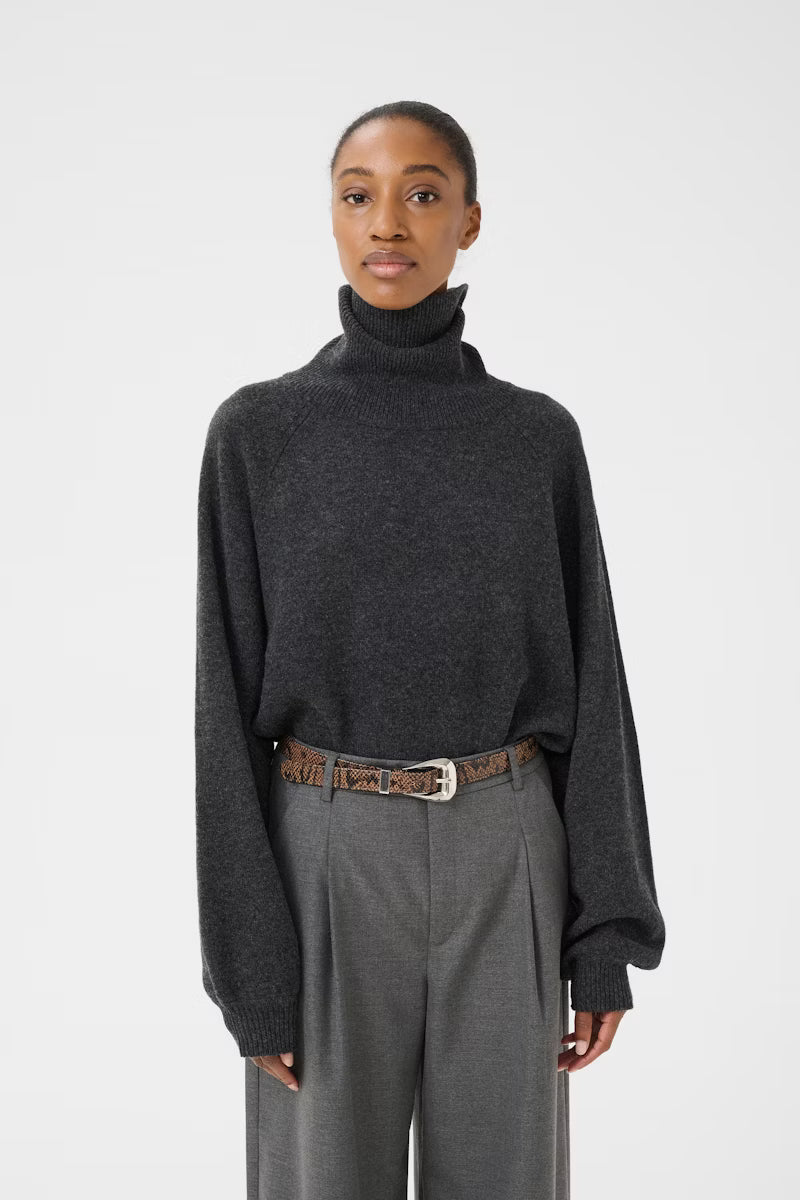 MANZIGZ WOOL ROLLNECK
