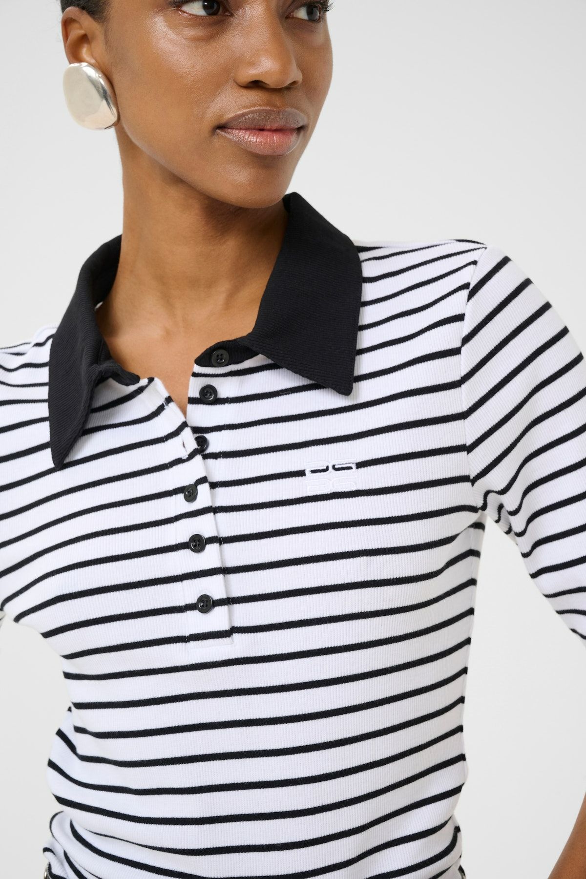 GZDREW POLO STRIPED TOP