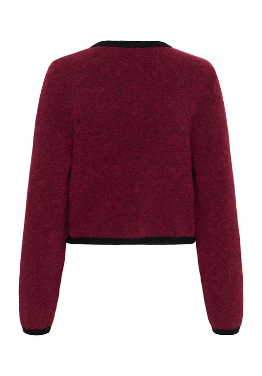 GZALPHA LS CONTRAST CARDIGAN