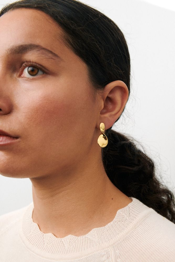 PERNILLE CORYDON-SMALL LA PAUSA EARRINGS 30MM G