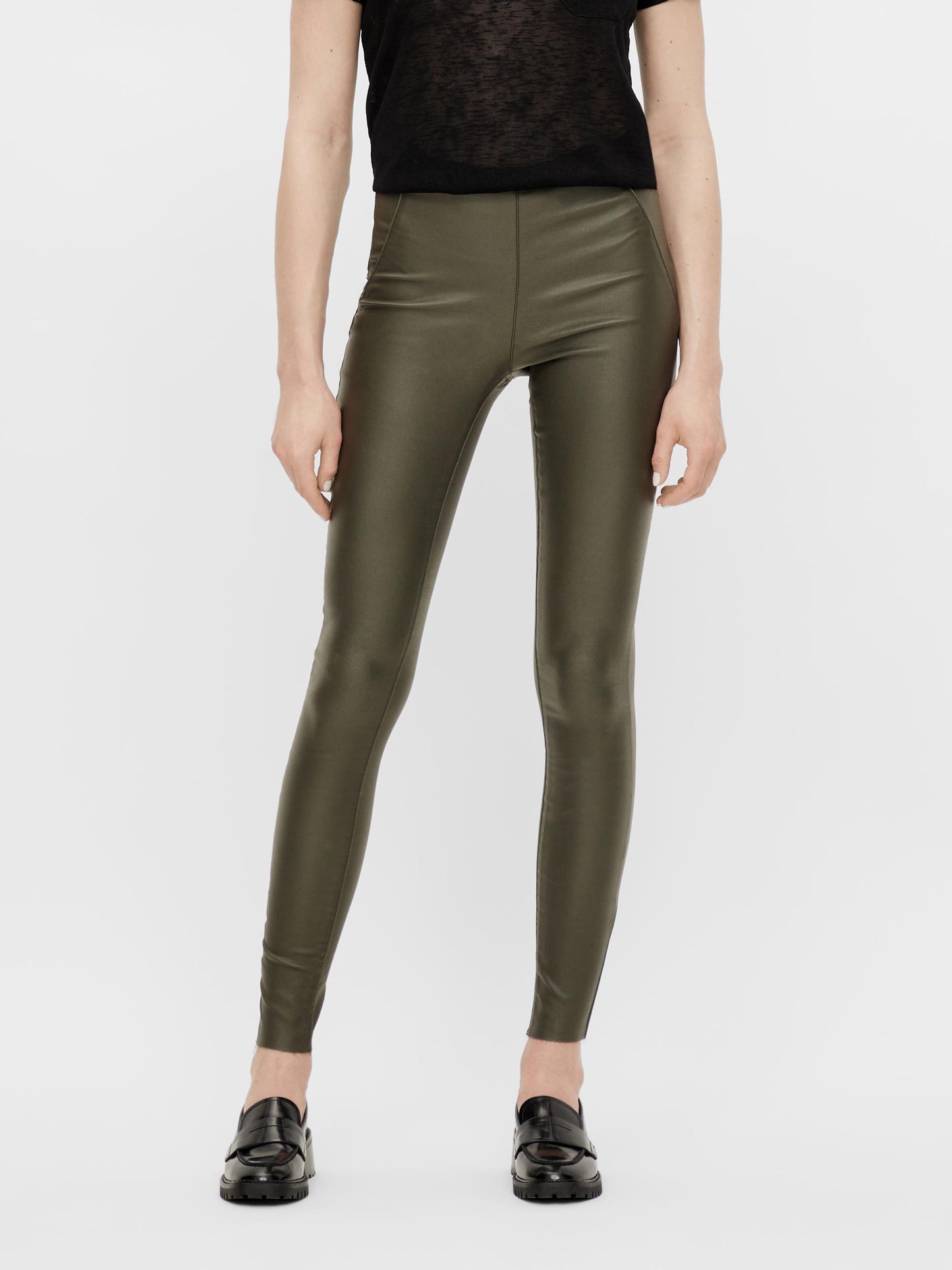 Object-OBJBELLE MW COATED LEGGINGS FO