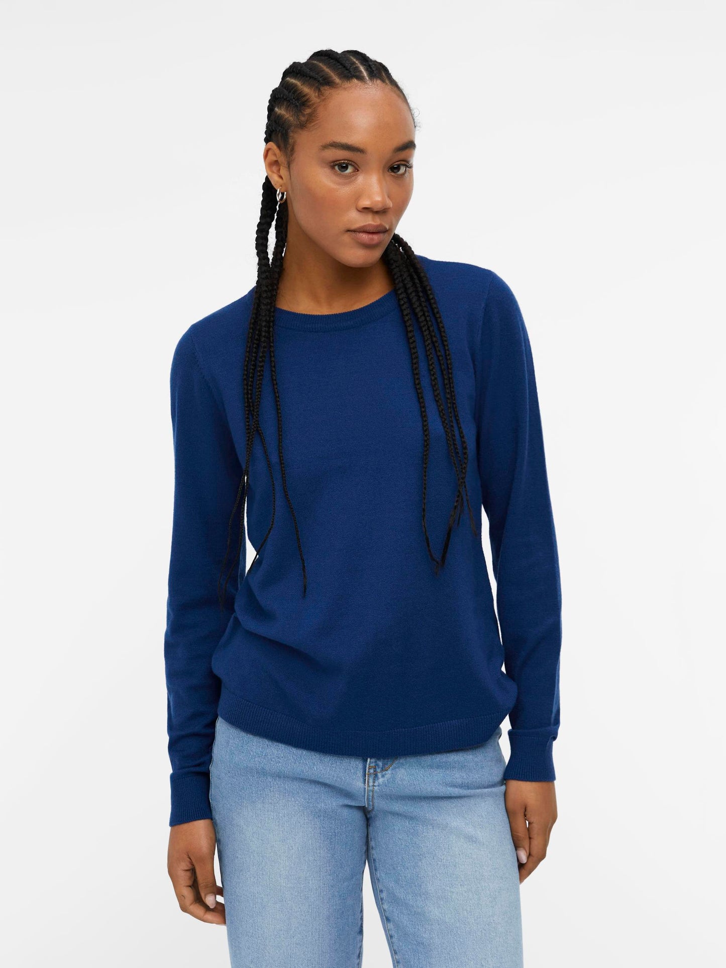 Object-OBJTHESS L/S O-NECK KNIT