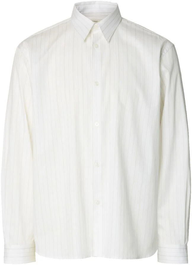 SELECTED-SLHRLXGEORGE DOBBY LS SHIRT