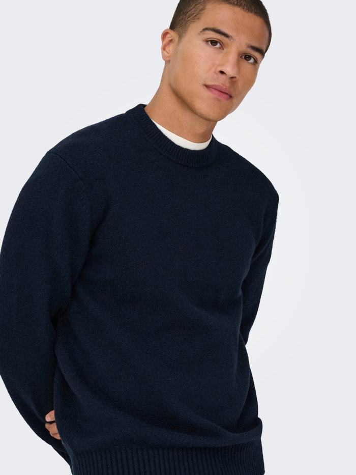 Only and sons-ONSJAMES CREW KNIT