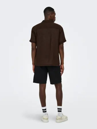 Only and sons-ONSLAURENCE RLX RESOR SS LINEN