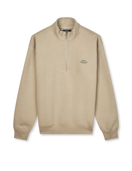 HALF ZIP LOGO SWEAT 204543