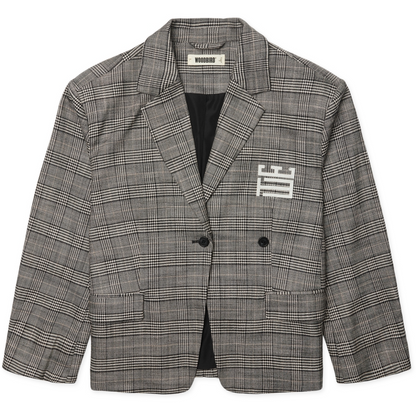 WOODBIRD FEMALE-WBYUN CHECK BLAZER