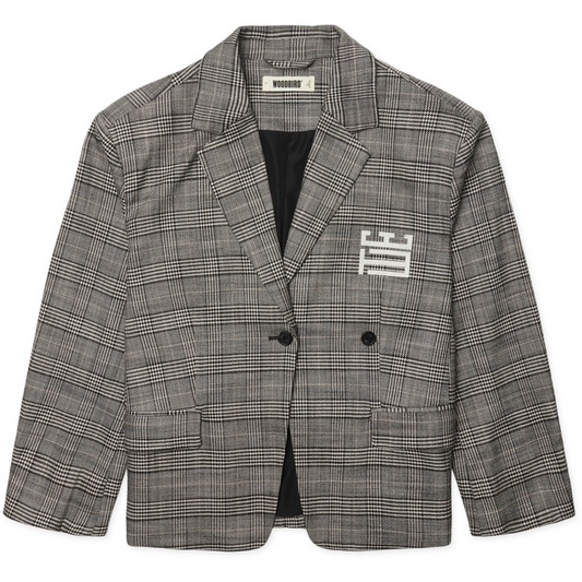 WOODBIRD FEMALE-WBYUN CHECK BLAZER