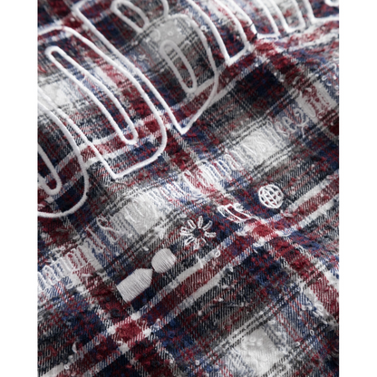 WOODBIRD WBJONG EM CHECK SHIRT 2546-705