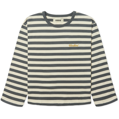 WOODBIRD FEMALE-WBJOUL WIDE SLEEVE STRIPE TEE