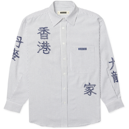 WOODBIRD FEMALE-WBBECCA OX WRITING SHIRT