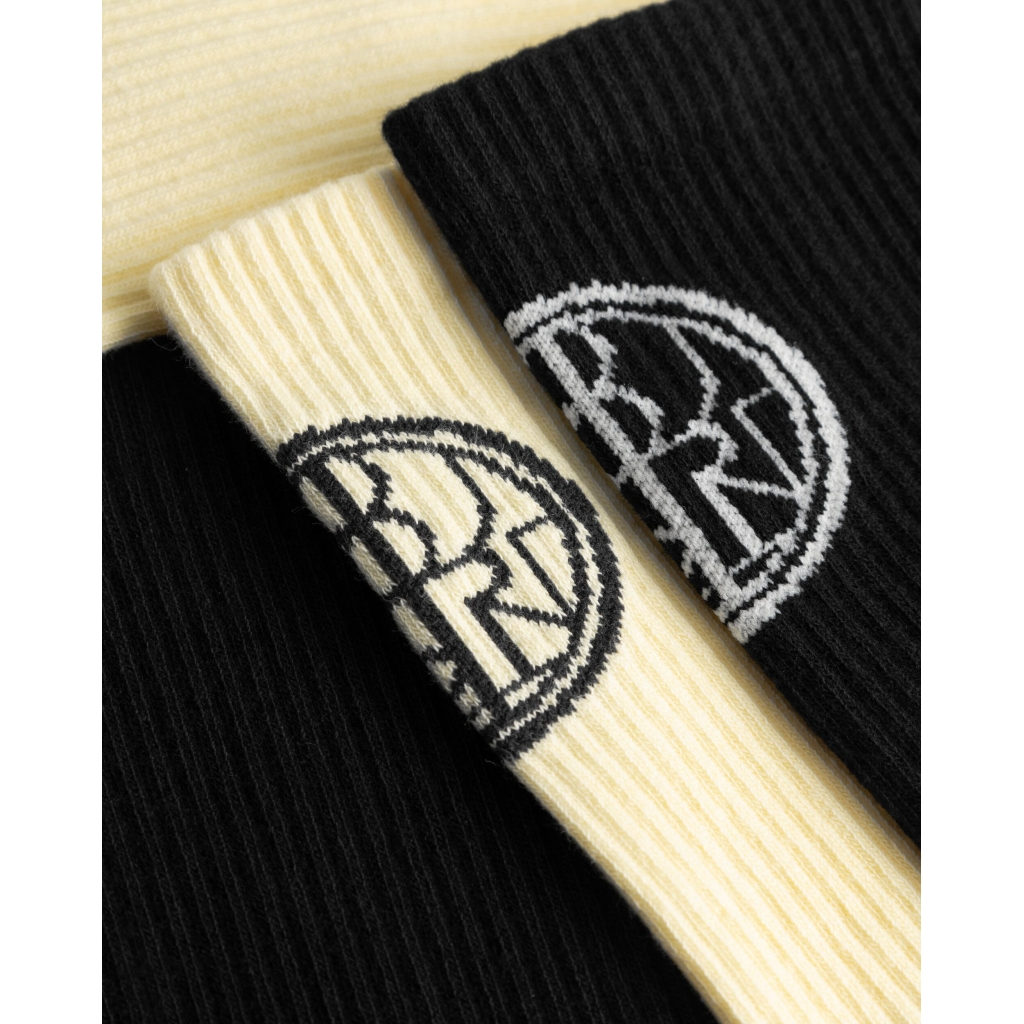 WOODBIRD FEMALE-WBTENNIS STAMP SOCKS 2 PACK