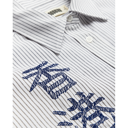 WOODBIRD FEMALE-WBBECCA OX WRITING SHIRT