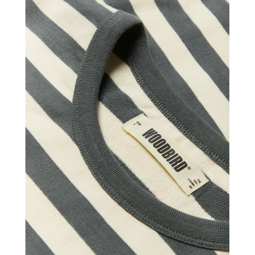 WOODBIRD FEMALE-WBJOUL WIDE SLEEVE STRIPE TEE