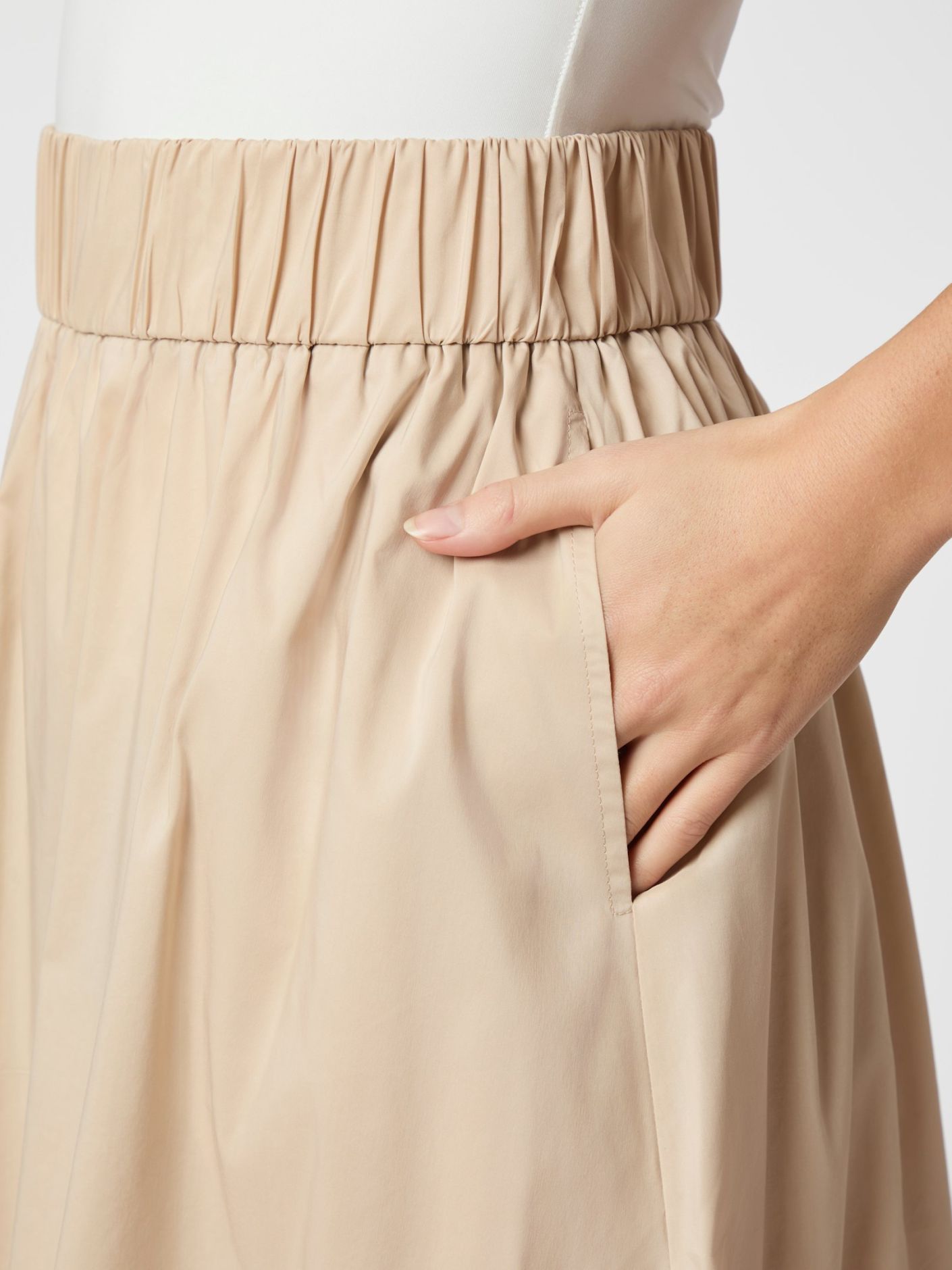 Neo_Noir-YARA POPLIN SKIRT