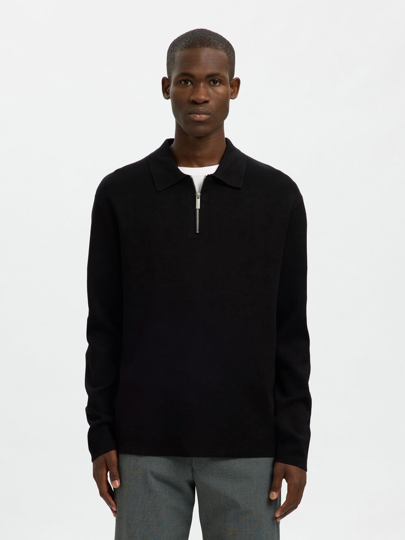 SLHTELLER FN RELAXED HALF ZIP
