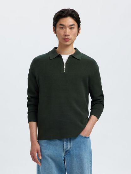 SLHTELLER FN RELAXED HALF ZIP