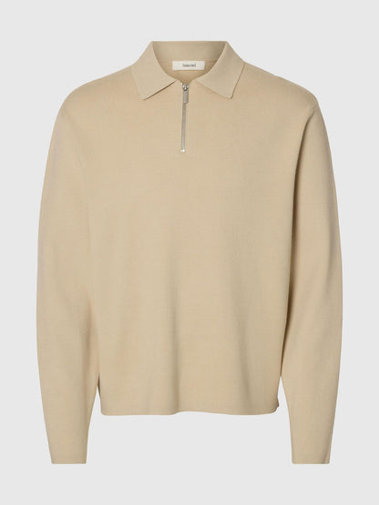 SLHTELLER FN RELAXED HALF ZIP