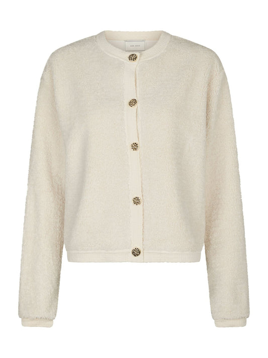 LIMO FLUFFY KNIT CARDIGAN