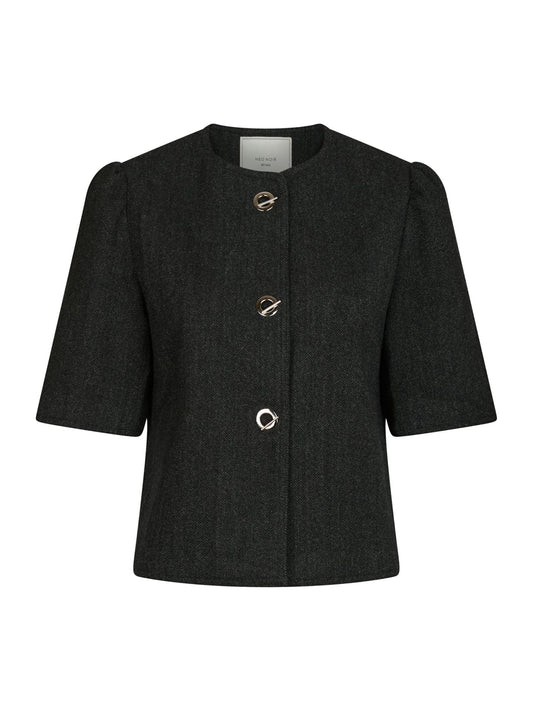 XANTHE HERRINGBONE BLAZER