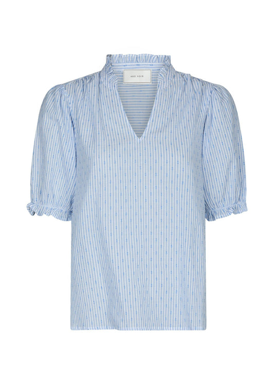 ODESA DOT STRIPE BLOUSE