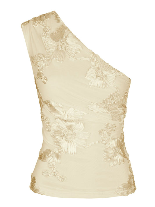 FLORINI BIG FLOWER MESH TOP
