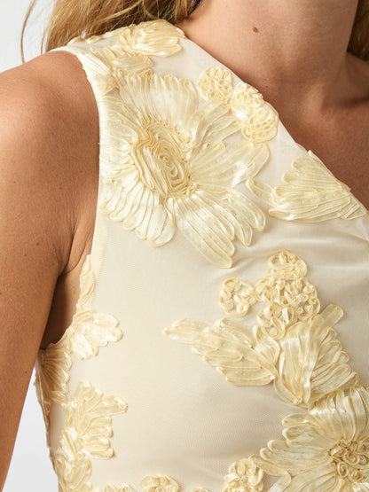 FLORINI BIG FLOWER MESH TOP