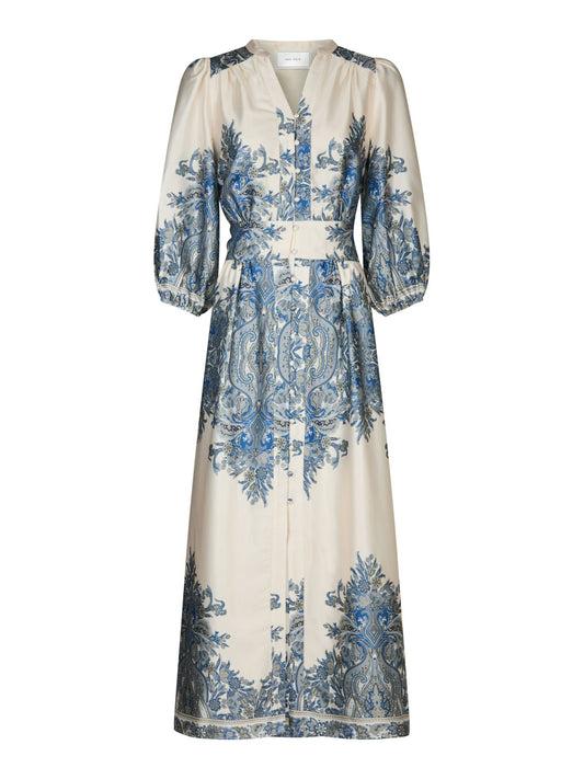 STELLAR PAISLEY BORDER DRESS