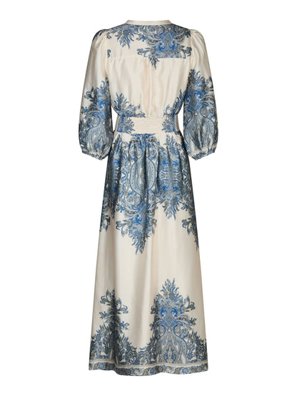 STELLAR PAISLEY BORDER DRESS
