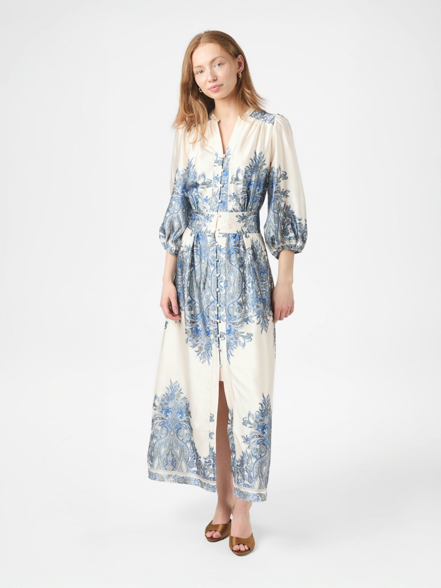 STELLAR PAISLEY BORDER DRESS