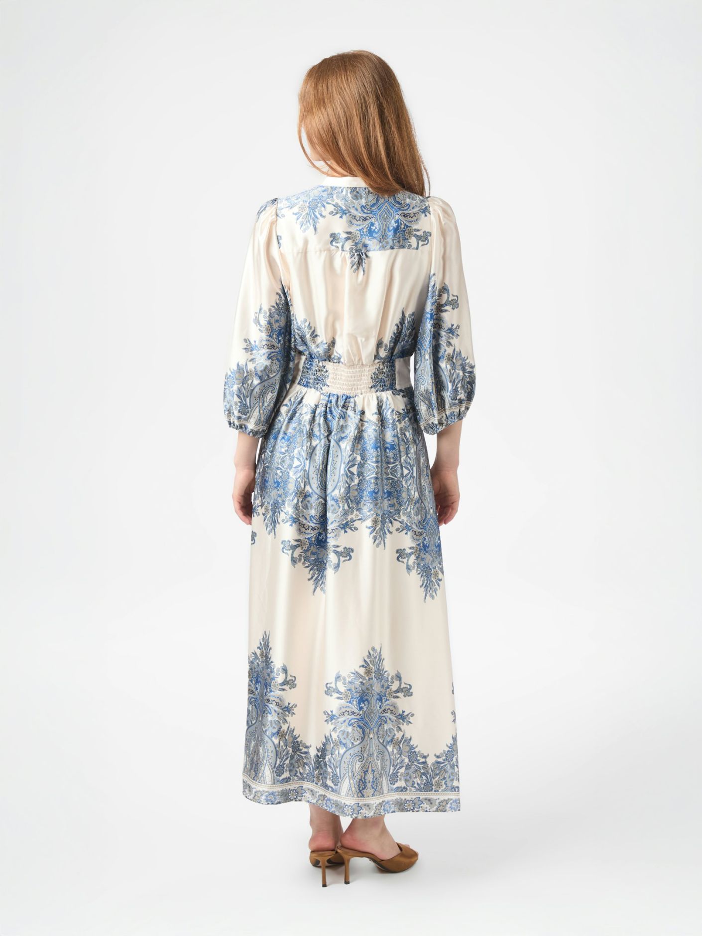 STELLAR PAISLEY BORDER DRESS