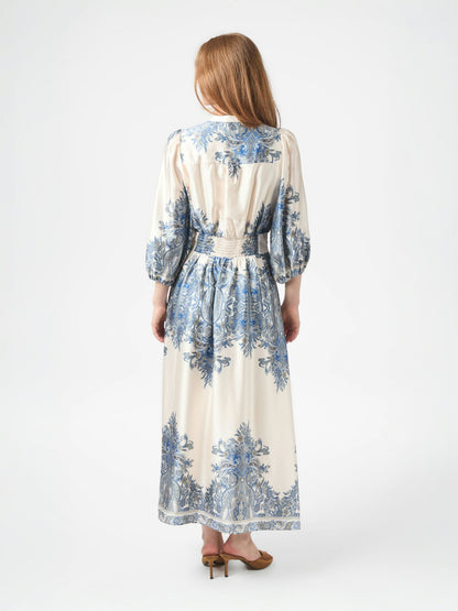 STELLAR PAISLEY BORDER DRESS